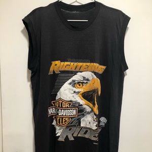 Vintage 90’s Harley Davidson muscle tee